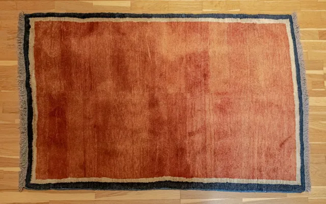 Hand-Knotted Gabbeh Tribal Rug