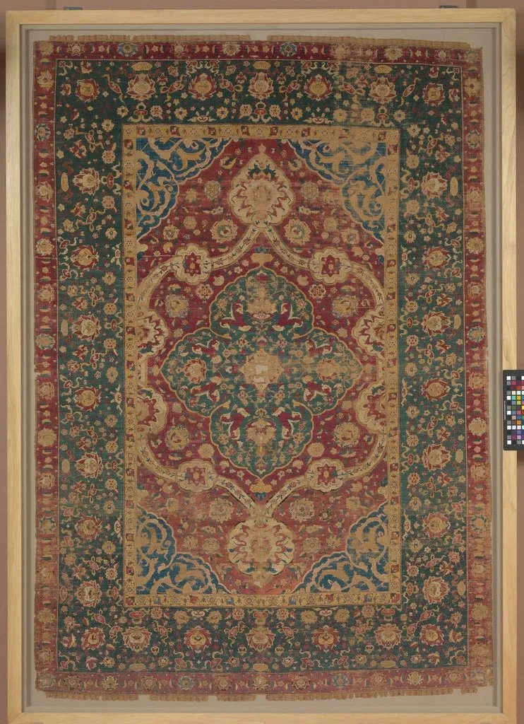 Machine-Made Kashan Carpet, 1200 Reed