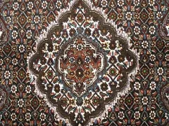 Hand-Knotted Tabriz Mahi Carpet