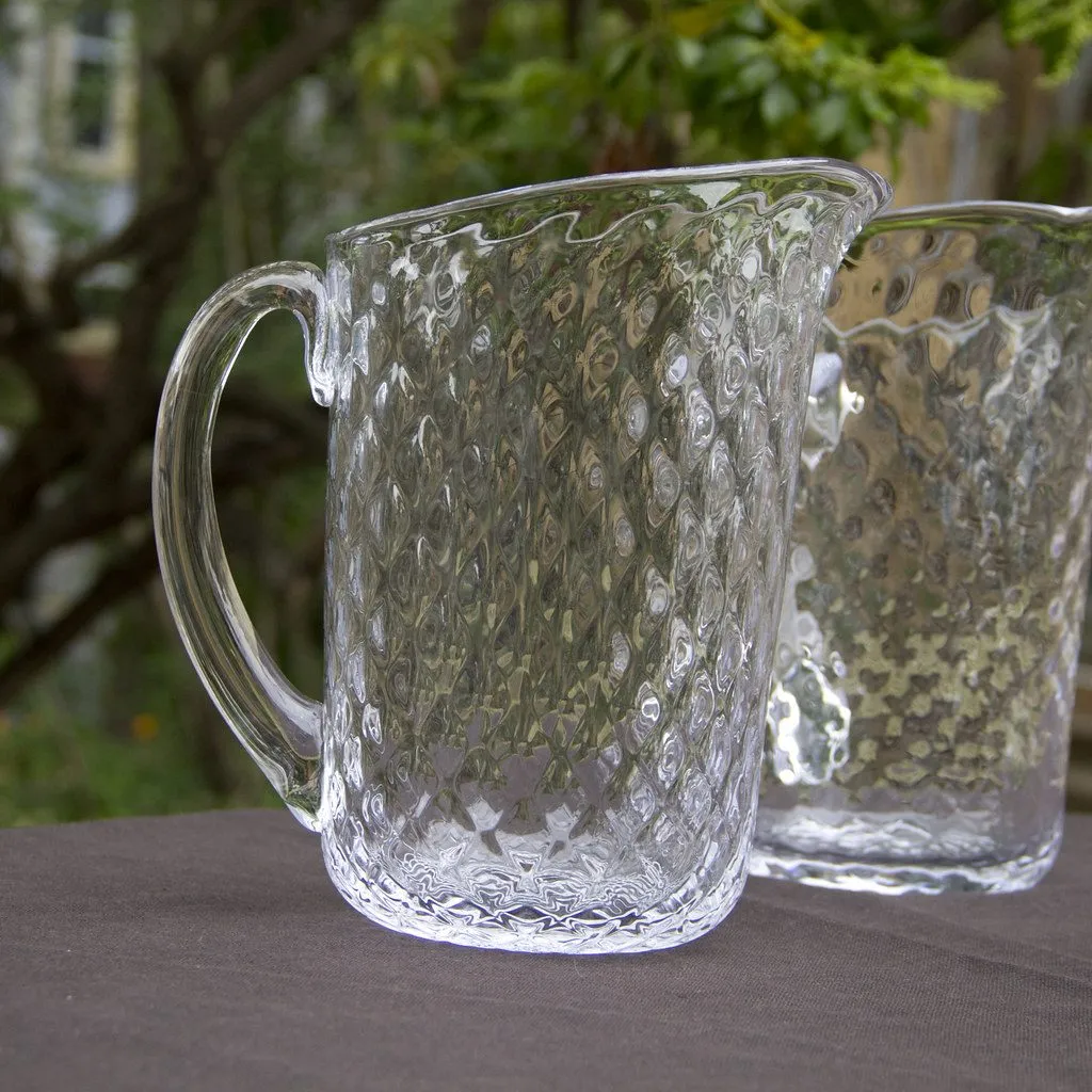 Glass Water Jug with 6 Tumblers
