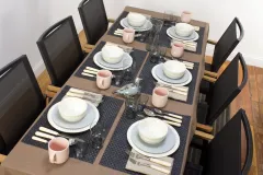 Heat-Resistant Opal Glass Dinner Set