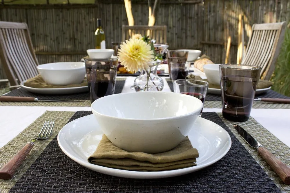 Heat-Resistant Opal Glass Dinner Set