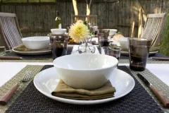 Heat-Resistant Opal Glass Dinner Set