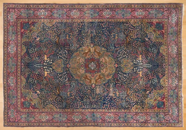 Machine-Made Kashan Carpet, 1200 Reed