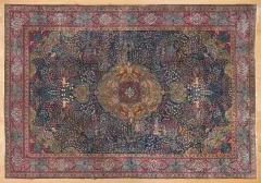 Machine-Made Kashan Carpet, 1200 Reed