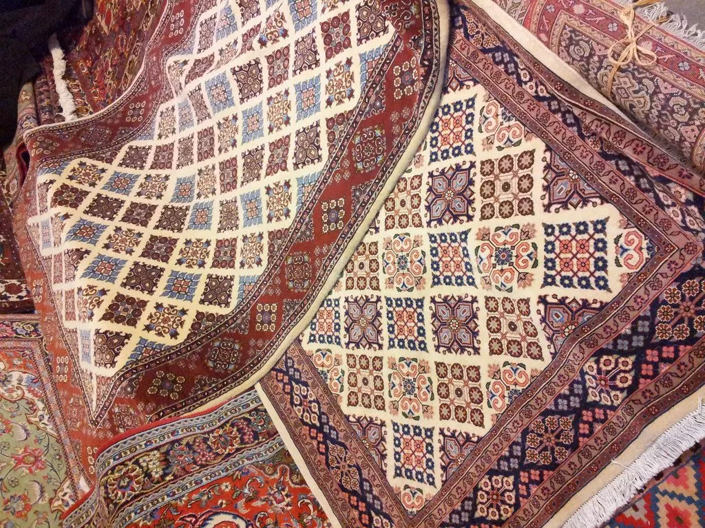 Machine-Made Kashan Carpet, 1200 Reed