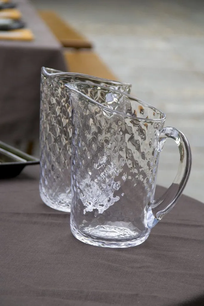 Glass Water Jug with 6 Tumblers