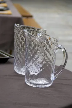 Glass Water Jug with 6 Tumblers